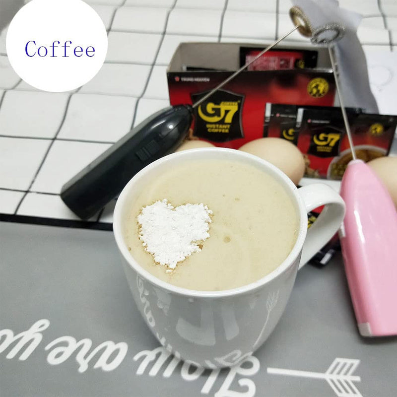 1pc Electric Egg Beater Milk Frother for Coffee Cappuccino Creamer Agitator Kitchen Accessories Mini Portable Whisk Cooking Gadgets(without 2*AA Battery)